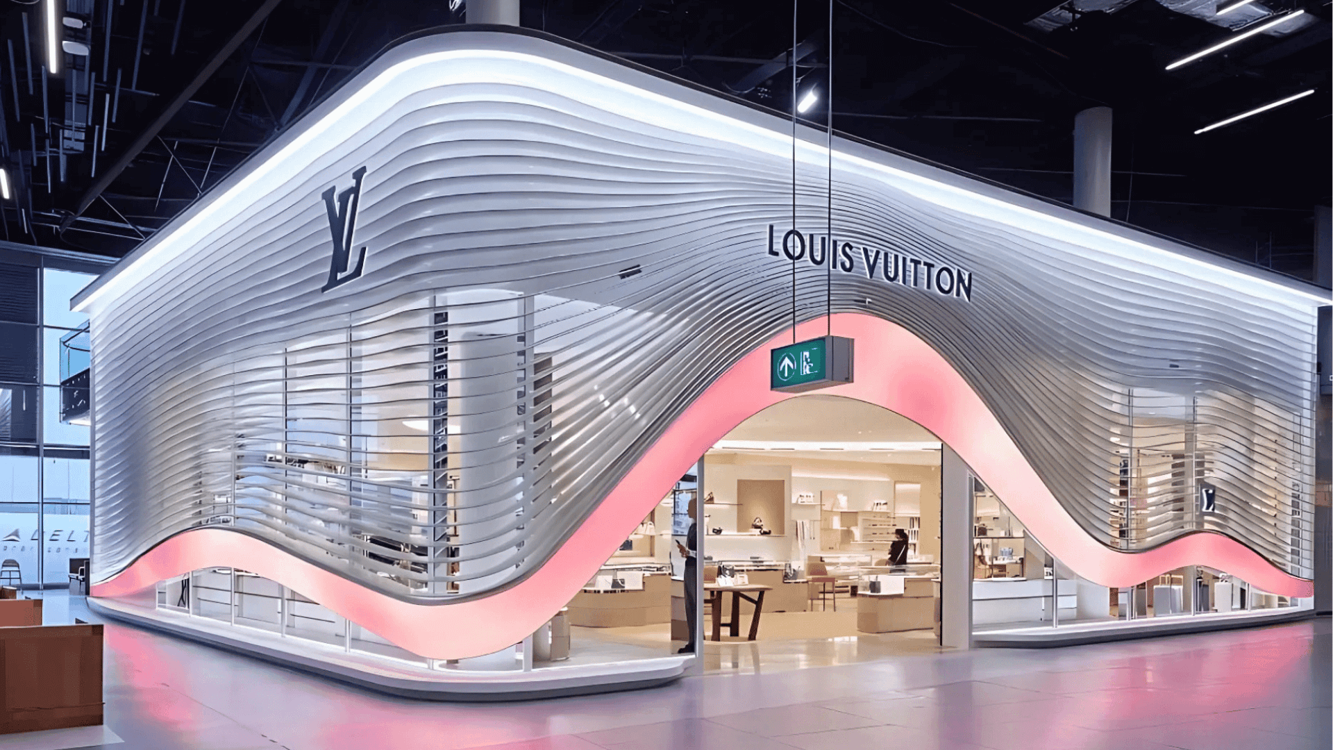Louis Vuitton Lands At Schiphol Airport  