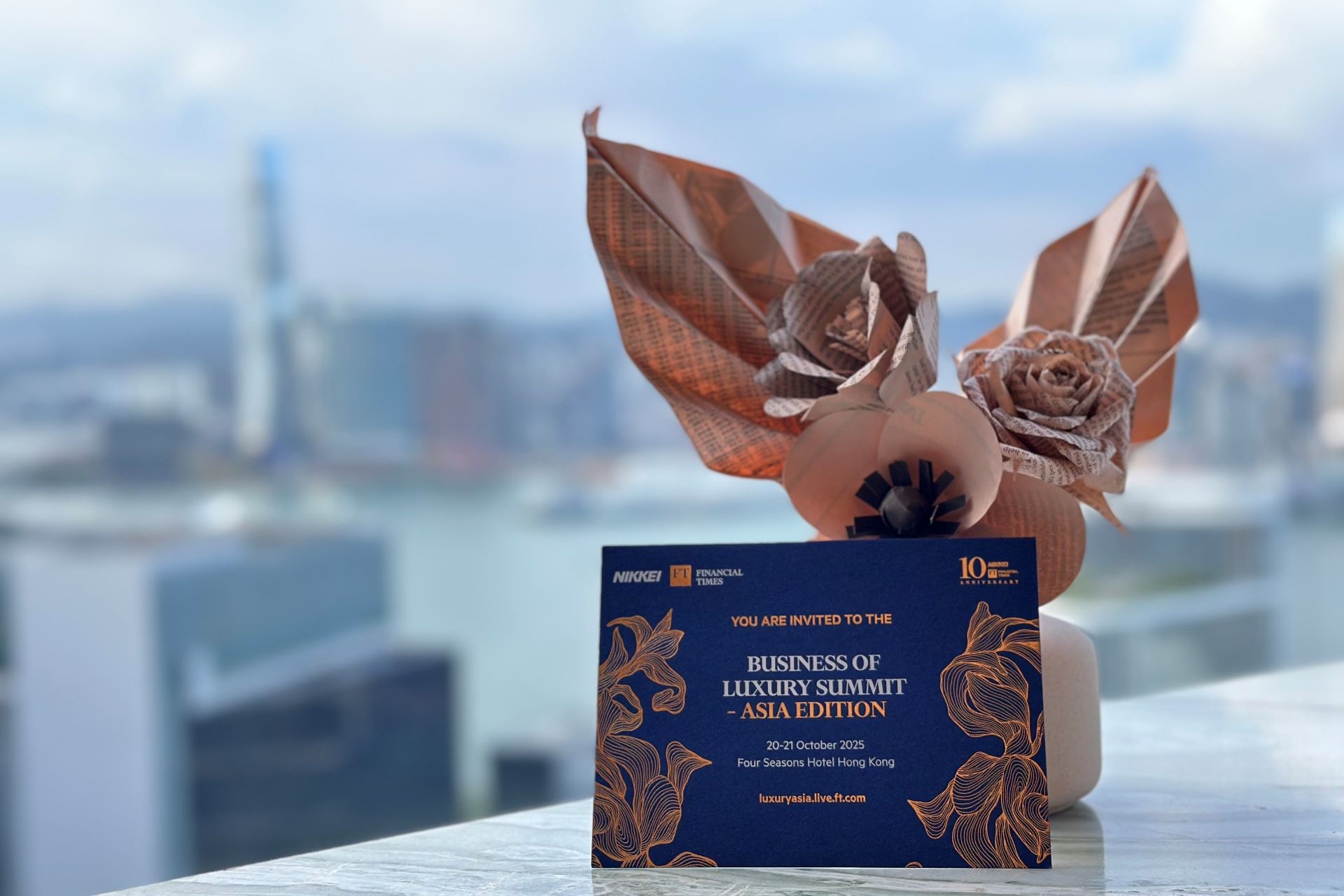 Financial Times and Nikkei to Host First-Ever Business of Luxury Summit Asia Edition in Hong Kong