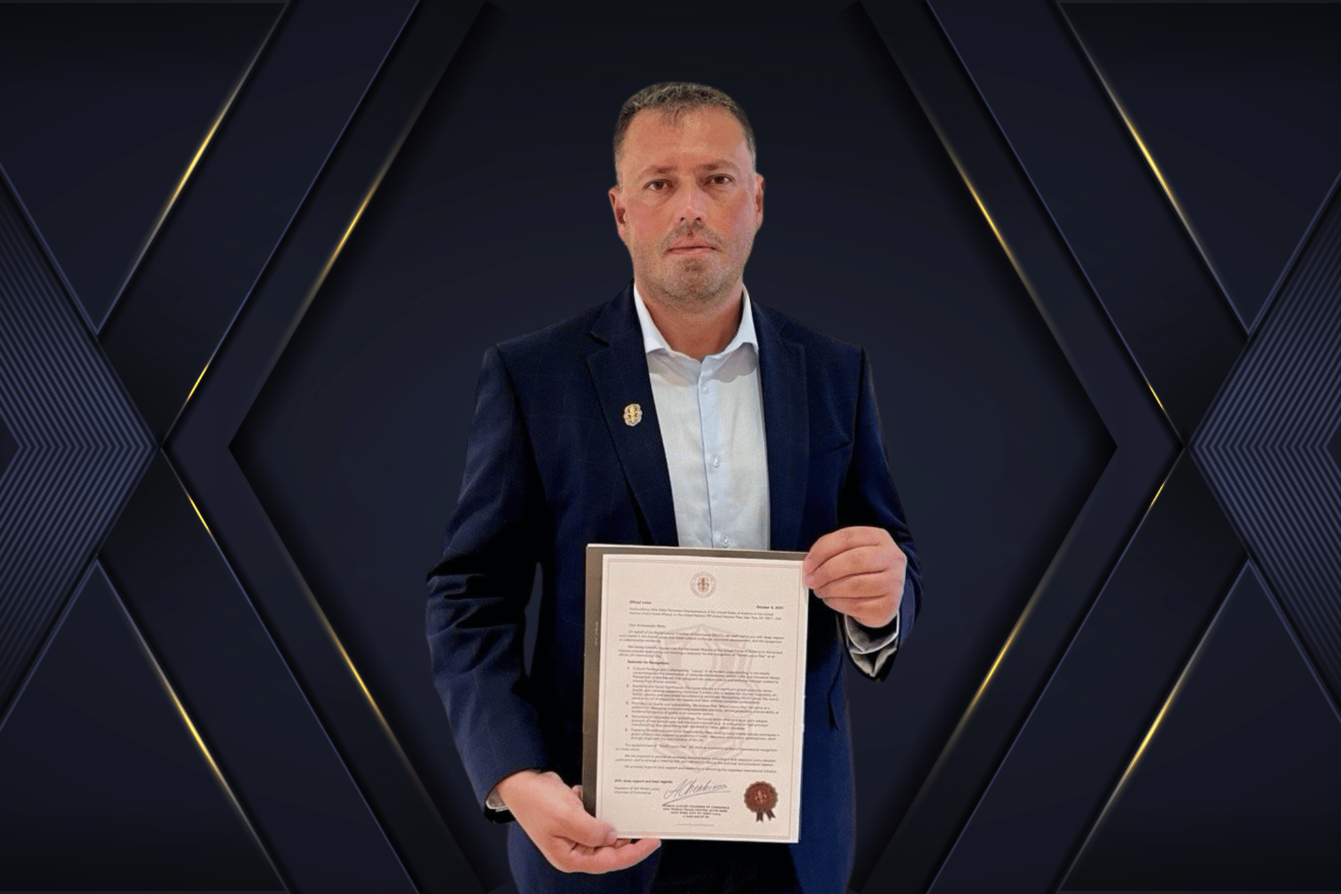 World Luxury Chamber of Commerce Begins the Process of Seeking UN Recognition for the World Luxury Day